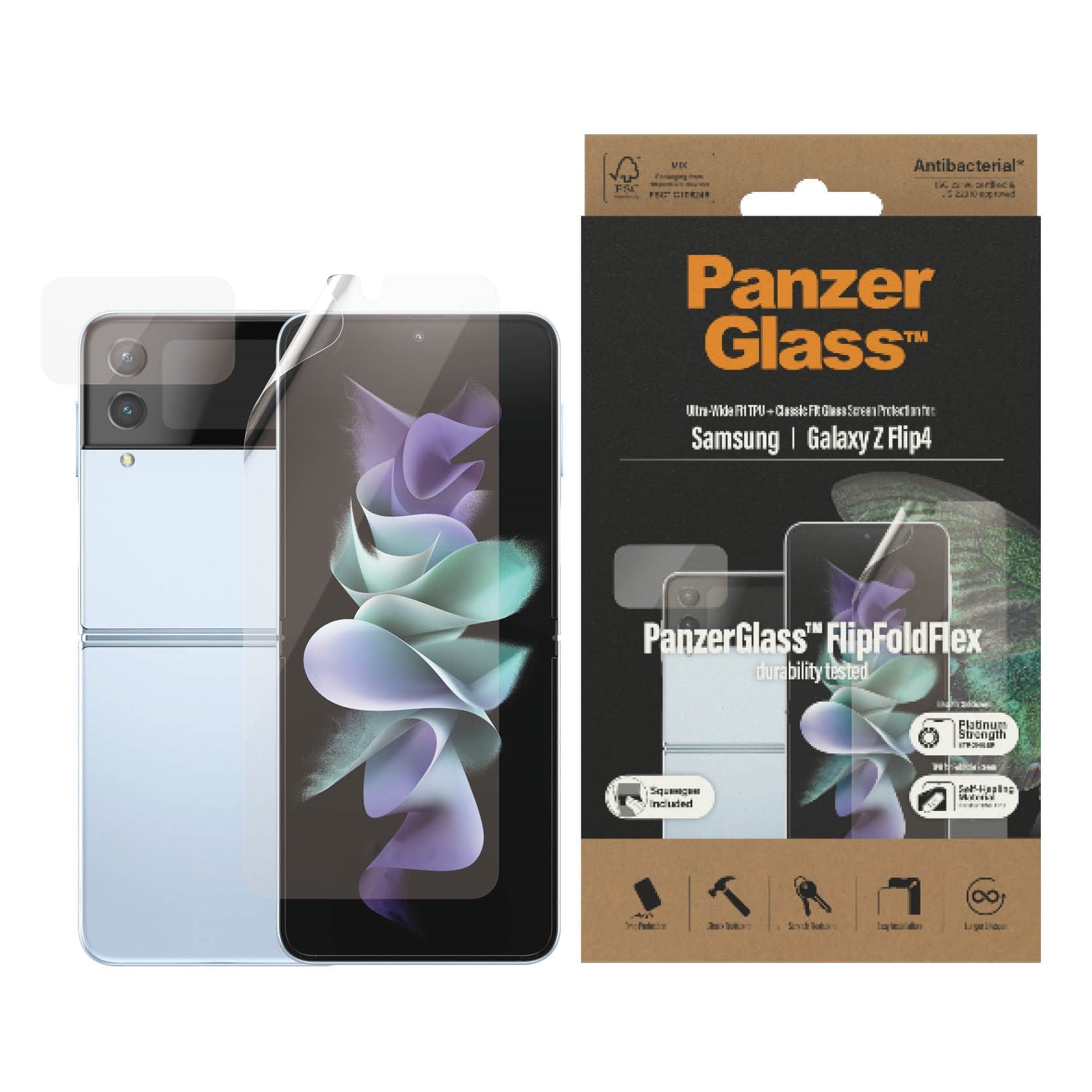 PanzerGlass® Skærmbeskyttelse Samsung Galaxy Z Flip4